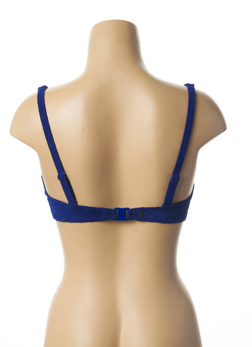 Haut de maillot de bain bleu LOU pour femme