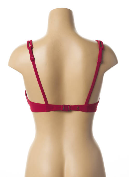 Haut de maillot de bain rouge LOU pour femme