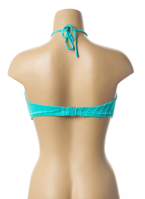 Haut de maillot de bain haut soutien-gorge moulé haut soutien-gorge moulé bleu LOU femme