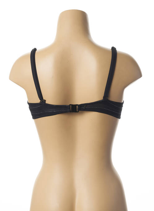 Haut de maillot de bain noir LOU pour femme
