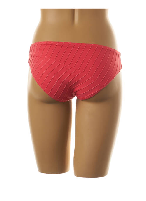 Bas de maillot de bain rouge LOU pour femme