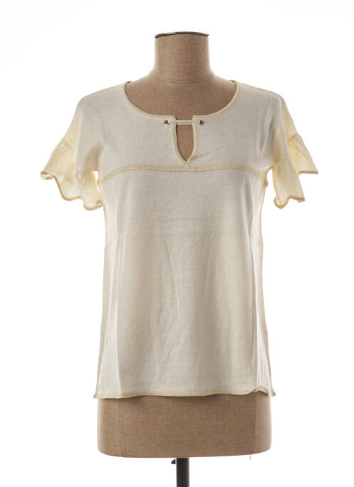 Pull blanc ODEMAI pour femme