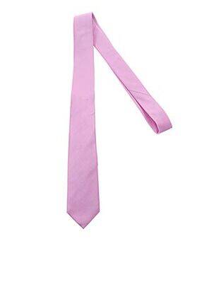 Cravate rose BENOIT FLORENT pour homme