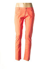 Pantalon chino orange LAB DIP PARIS pour femme seconde vue