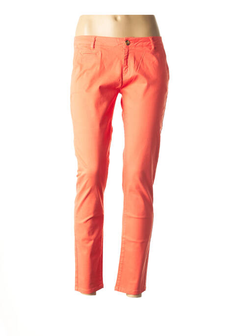 Pantalon chino orange LAB DIP PARIS pour femme