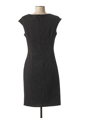 Robe mi-longue sans manche sans manche noir QUATTRO femme