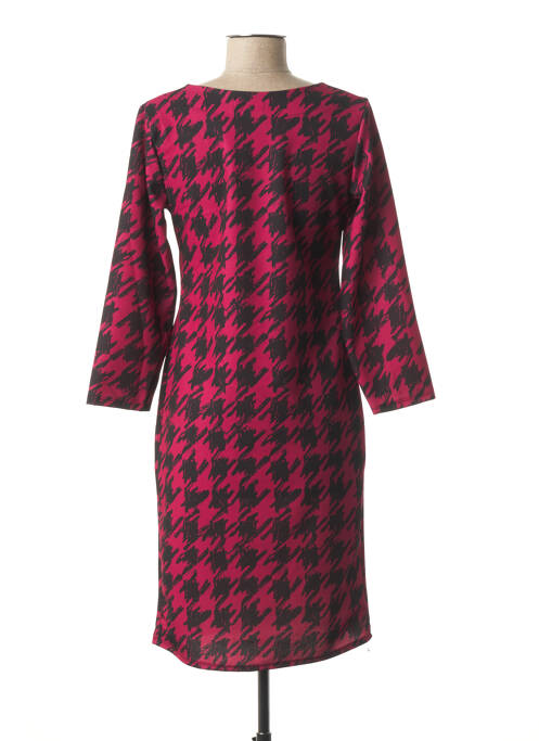 Robe mi-longue rouge QUATTRO pour femme