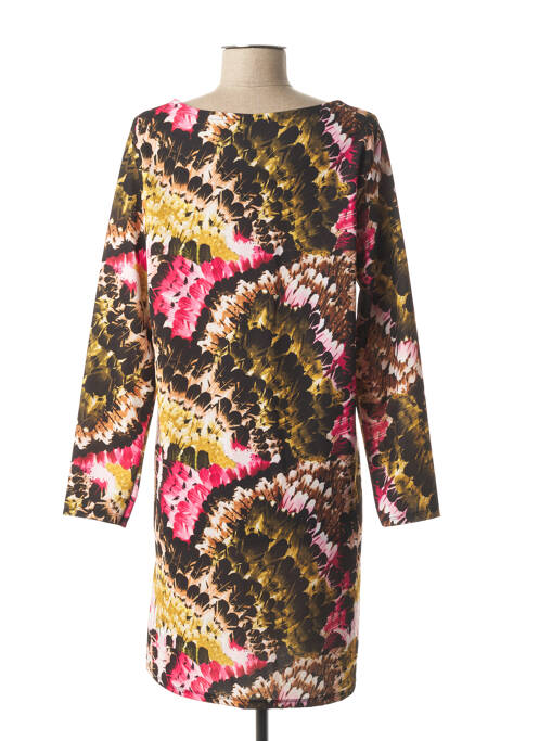 Robe mi-longue vert QUATTRO pour femme