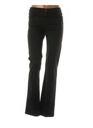 Pantalon droit taille haute taille haute noir JEZEQUEL femme