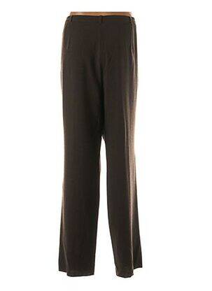 Pantalon droit stretch marron CHRISTIAN MARRY femme