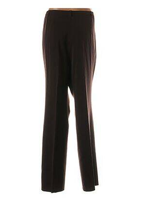 Pantalon droit stretch marron CHRISTIAN MARRY femme