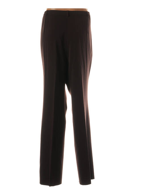 Pantalon droit marron CHRISTIAN MARRY pour femme