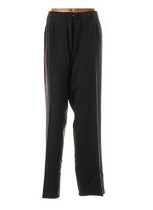 Pantalon droit fermeture zippée sous rabat boutonné taille normale gris QUATTRO femme
