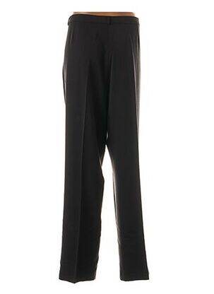 Pantalon droit fermeture zippée sous rabat boutonné taille normale gris QUATTRO femme