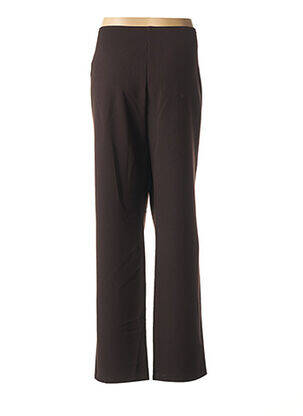 Pantalon droit stretch taille normale marron QUATTRO femme