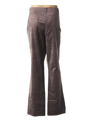 Pantalon droit stretch taille normale violet QUATTRO femme