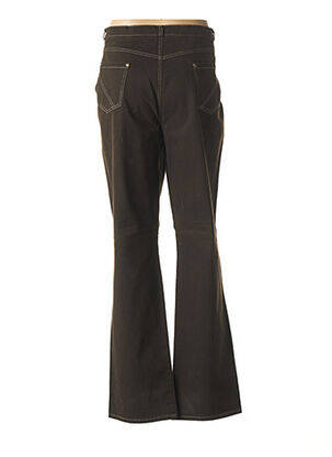 Pantalon droit stretch taille normale marron QUATTRO femme