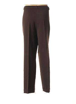 Pantalon droit stretch taille normale marron QUATTRO femme