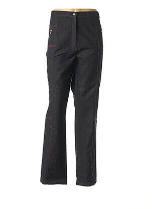 Pantalon droit stretch taille normale bleu QUATTRO femme