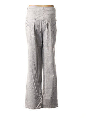 Pantalon droit stretch taille normale gris QUATTRO femme