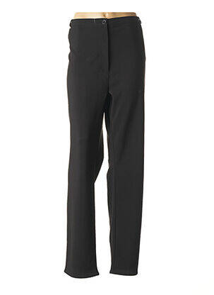Pantalon droit stretch taille normale noir QUATTRO femme