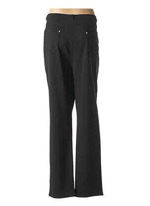 Pantalon droit stretch taille normale noir QUATTRO femme