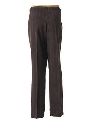 Pantalon droit stretch taille normale marron QUATTRO femme