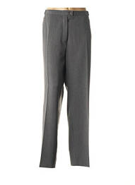 Pantalon droit stretch taille normale gris QUATTRO femme