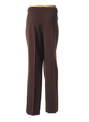 Pantalon droit stretch taille normale marron QUATTRO femme