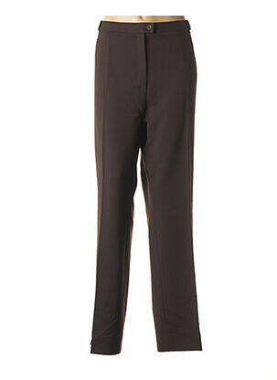 Pantalon droit stretch taille normale marron QUATTRO femme