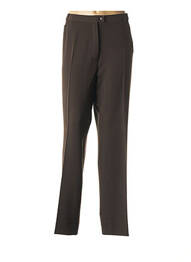 Pantalon droit stretch taille normale marron QUATTRO femme