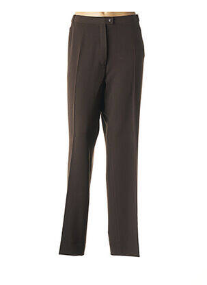 Pantalon droit stretch taille normale marron QUATTRO femme