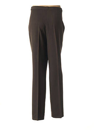 Pantalon droit stretch taille normale marron QUATTRO femme