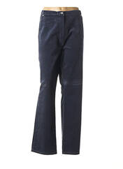 Pantalon droit bleu QUATTRO pour femme seconde vue