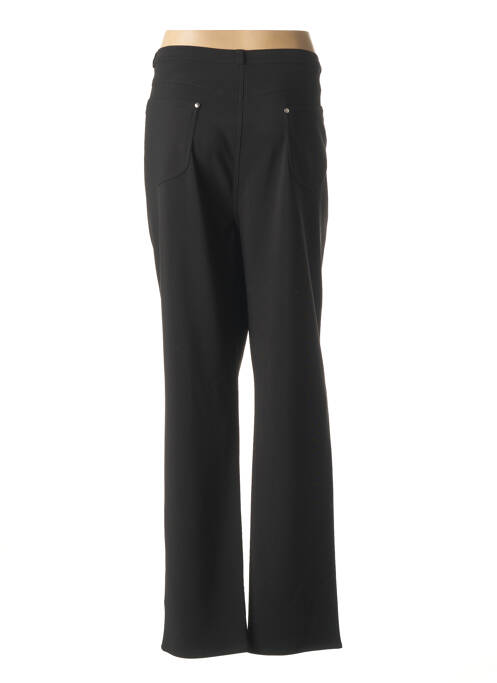 Pantalon droit stretch taille normale noir QUATTRO femme