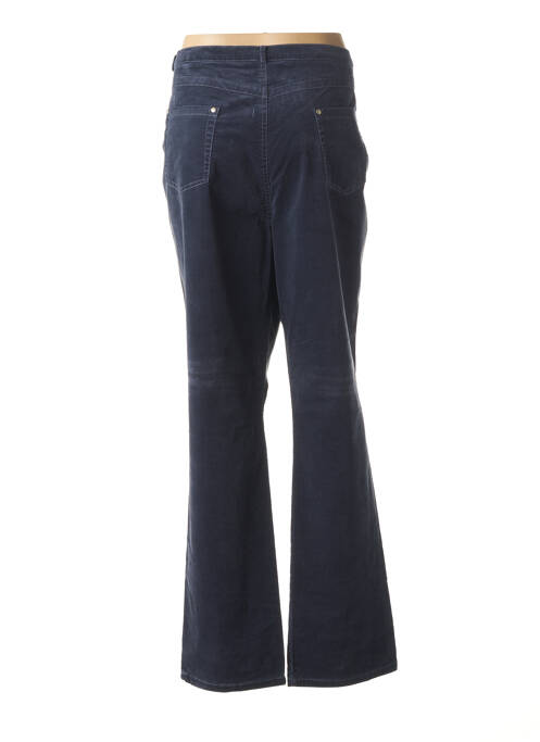 Pantalon droit bleu QUATTRO femme