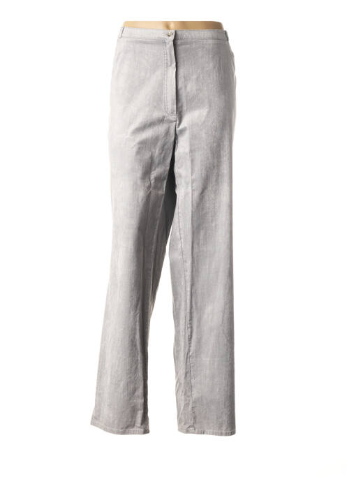 Pantalon droit gris QUATTRO pour femme