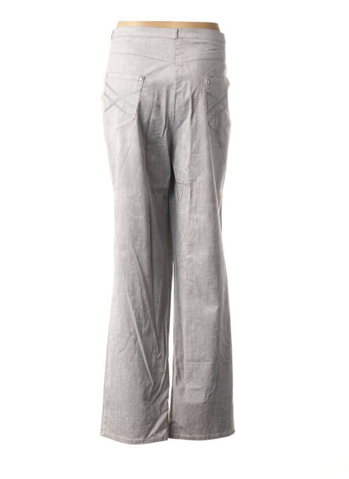Pantalon droit gris QUATTRO pour femme