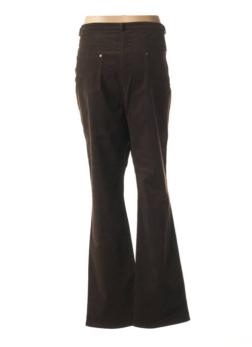 Pantalon droit marron QUATTRO pour femme