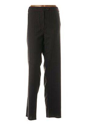 Pantalon droit fermeture zippée sous rabat boutonné taille normale rouge QUATTRO femme