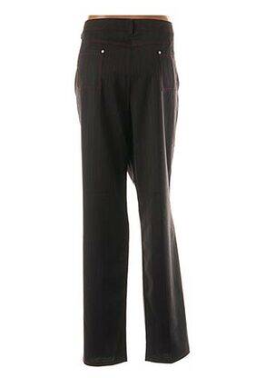 Pantalon droit fermeture zippée sous rabat boutonné taille normale rouge QUATTRO femme