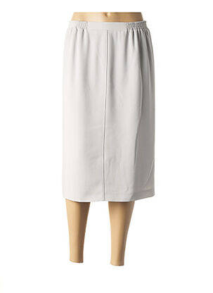 Jupe longue coupe droite gris SOMMERMANN femme