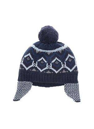 Bonnet imprimé fantaisie bleu ABSORBA garçon