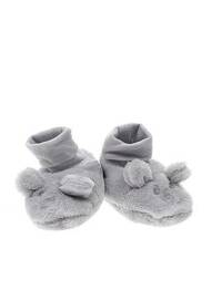 Chaussons/pantoufles semelle extérieure textile gris ABSORBA garcon