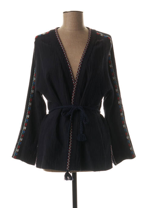 Veste casual bleu SUNCOO pour femme