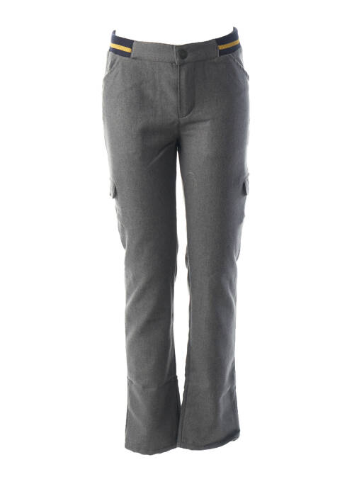Pantalon droit gris JEAN BOURGET pour garçon