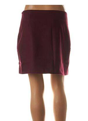 Jupe courte poches rouge SUNCOO femme
