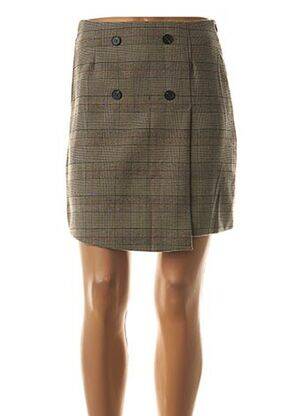 Jupe courte gris MARIE-SIXTINE pour femme