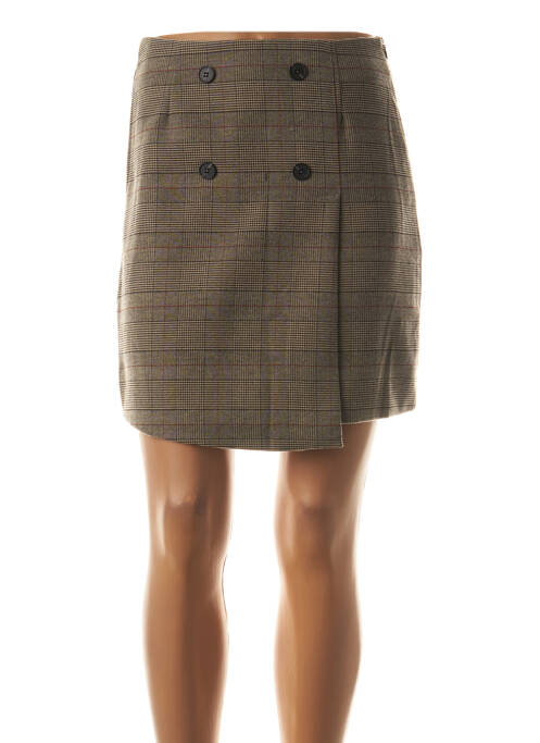 Jupe courte gris MARIE-SIXTINE pour femme