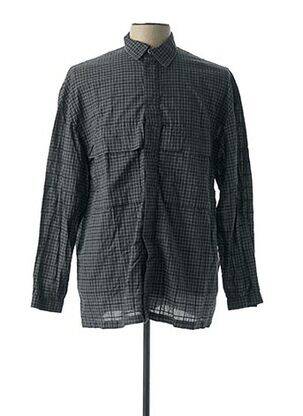 Chemise manches longues poches poitrine bleu E.TAUTZ homme